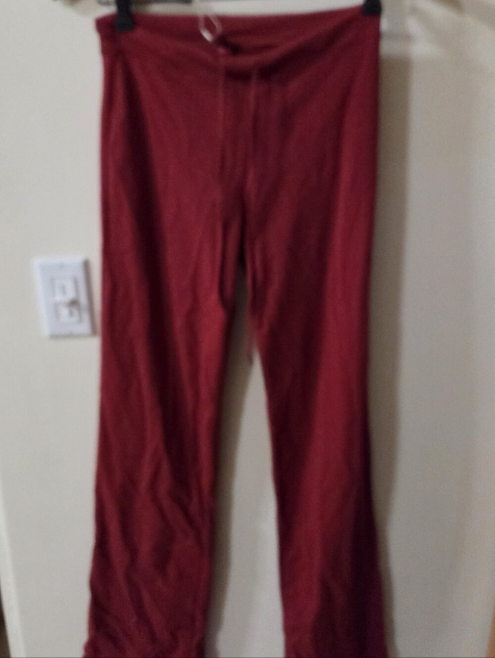 SKIMS Women's Stretch Wide-Leg Pants - Red